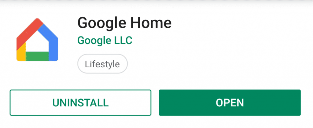 nyissa meg a Google Home alkalmazást
