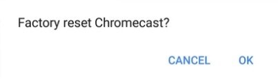 How to Reset Chromecast?