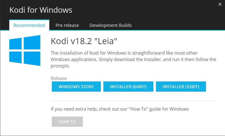 How to install Kodi on Windows? 