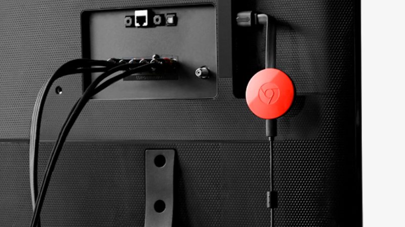 Connect Chromecast to HDMI port of your TV