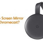 Screen mirror on Chromecast