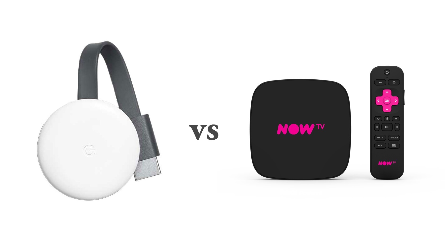 Chromecast vs Now TV
