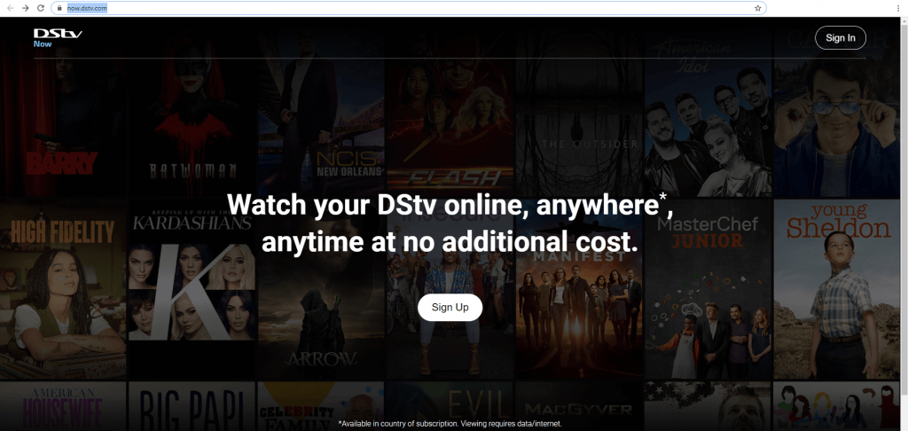 Sign Up DSTv Now