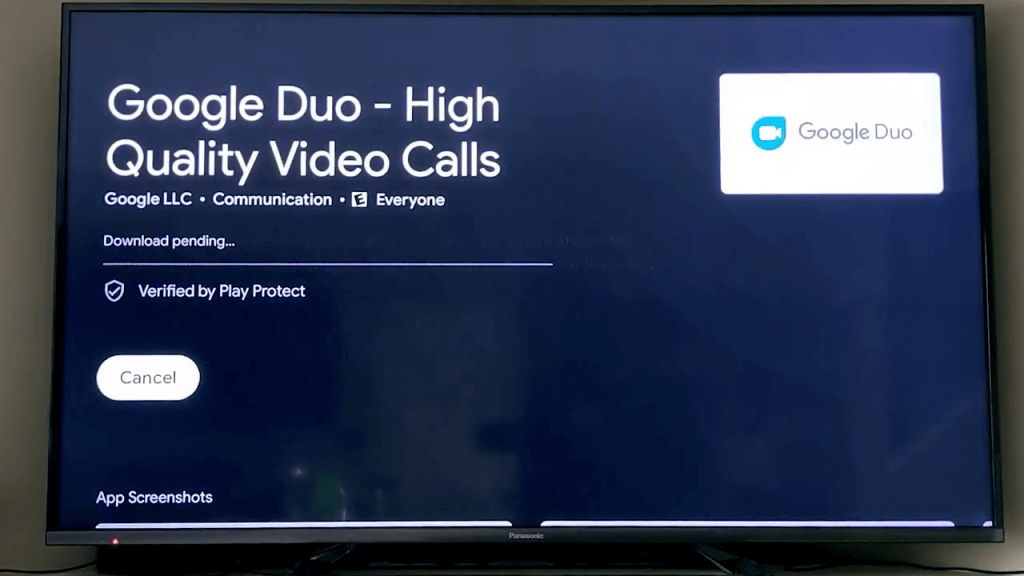 Install Google Duo on Google TV