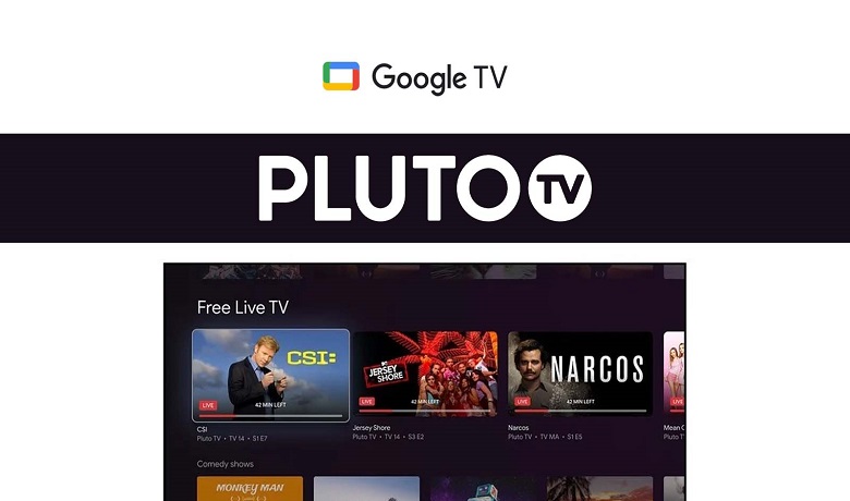 Pluto TV on Google TV