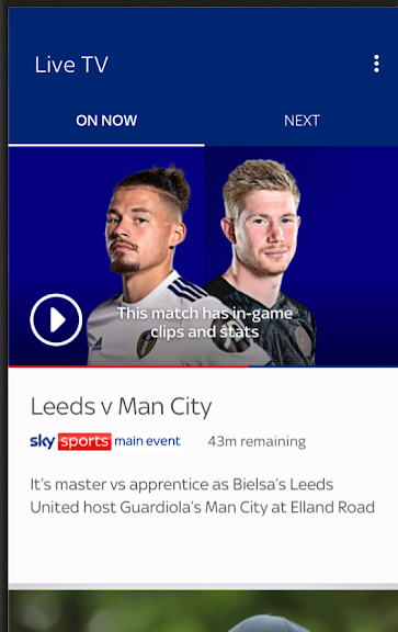 Watch Sky Sports on Google TV