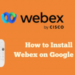 Webex on Google TV