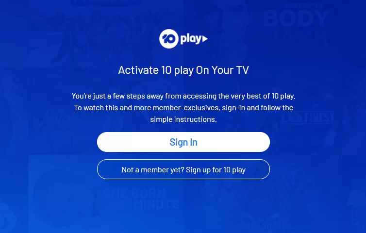 sign in to stream10 Play on Google TV