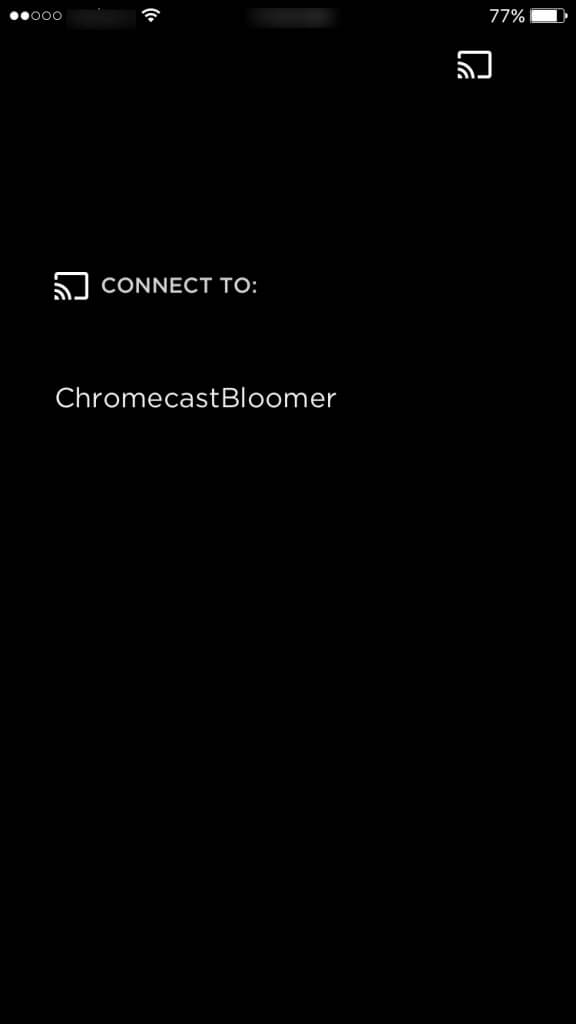 Select your device to stream House of the Dragon on Chromecast